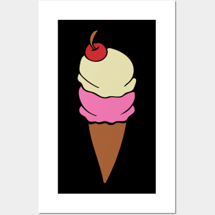 Ice Cream Cone Posters and Art